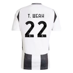 Juventus FC T.Weah #22 Fodboldtrøjer 2024-25 Hjemmebanetrøje Mænd