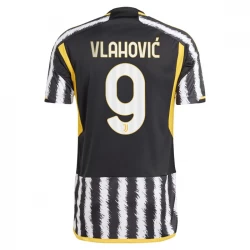Juventus FC Vlahovic #9 Fodboldtrøjer 2023-24 Hjemmebanetrøje Mænd