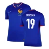 Karim Benzema #19 Frankrig Fodboldtrøjer EM 2024 Hjemmebanetrøje Mænd