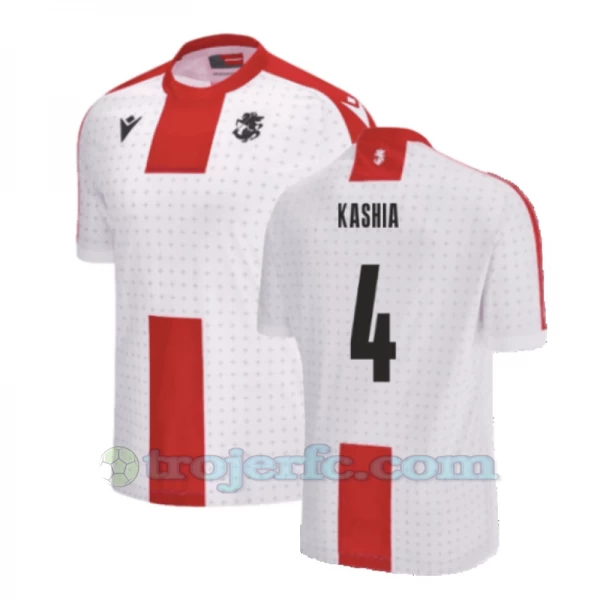 Kashia #4 Georgia Fodboldtrøjer EM 2024 Hjemmebanetrøje Mænd