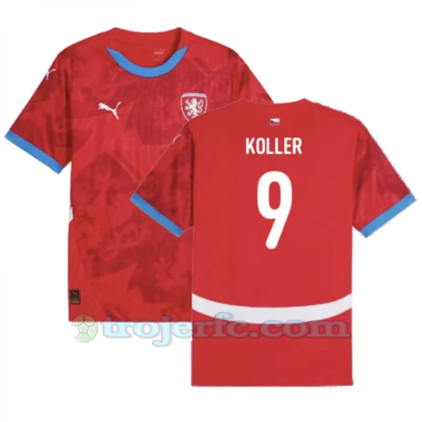 Koller #9 Tjekkiet Fodboldtrøjer EM 2024 Hjemmebanetrøje Mænd