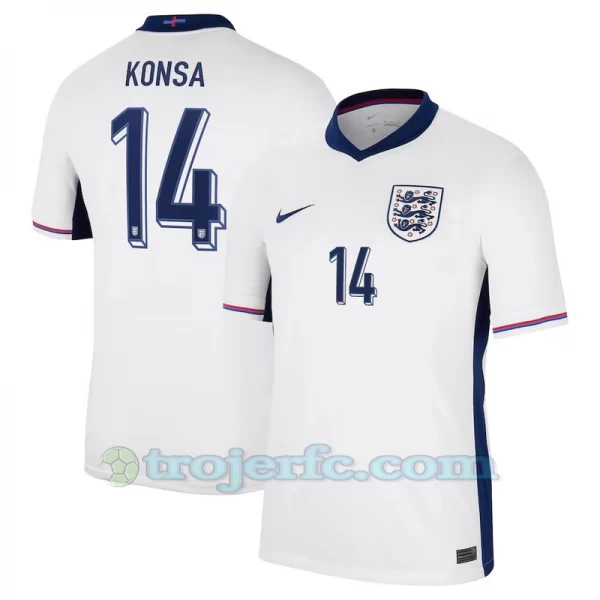 Konsa #14 England Fodboldtrøjer EM 2024 Hjemmebanetrøje Mænd