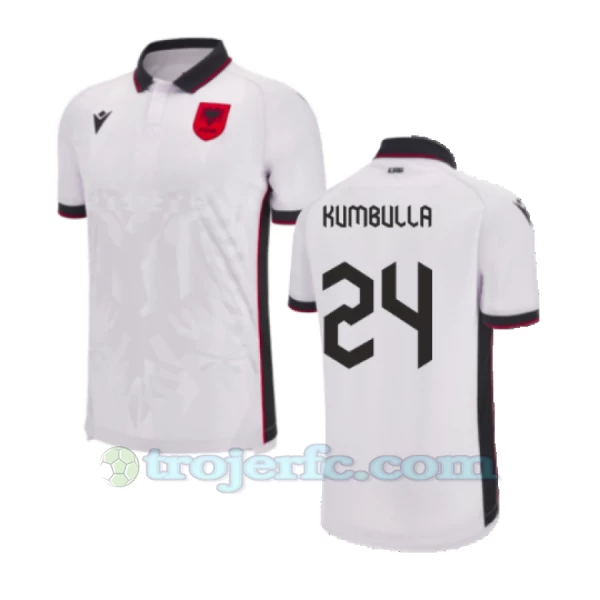 Kumbulla #24 Albania Fodboldtrøjer EM 2024 Udebanetrøje Mænd