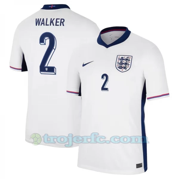 Kyle Walker #2 England Fodboldtrøjer EM 2024 Hjemmebanetrøje Mænd