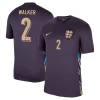 Kyle Walker #2 England Fodboldtrøjer EM 2024 Udebanetrøje Mænd