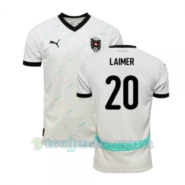 Laimer #20 Østrig Fodboldtrøjer EM 2024 Udebanetrøje Mænd