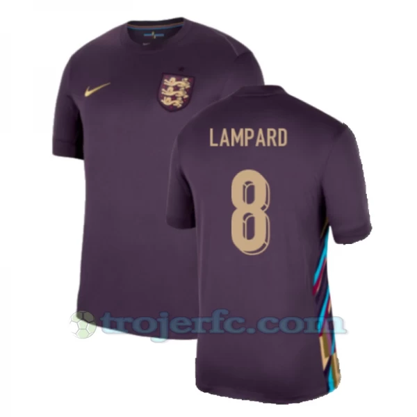 Lampard #8 England Fodboldtrøjer EM 2024 Udebanetrøje Mænd