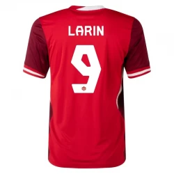Larin #9 Canada Fodboldtrøjer Copa America 2024 Hjemmebanetrøje Mænd