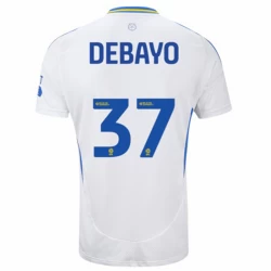 Leeds United Debayo #37 Fodboldtrøjer 2024-25 Hjemmebanetrøje Mænd