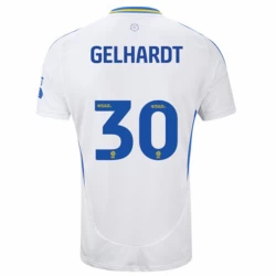 Leeds United Gelhardt #30 Fodboldtrøjer 2024-25 Hjemmebanetrøje Mænd