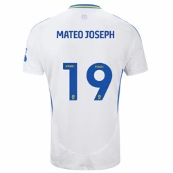 Leeds United Mateo Joseph #19 Fodboldtrøjer 2024-25 Hjemmebanetrøje Mænd