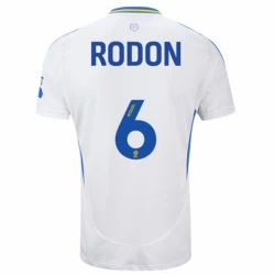 Leeds United Rodon #6 Fodboldtrøjer 2024-25 Hjemmebanetrøje Mænd