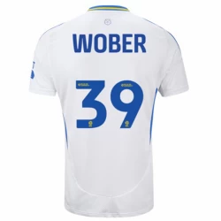 Leeds United Wober #39 Fodboldtrøjer 2024-25 Hjemmebanetrøje Mænd