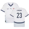 Lehmann #23 Schweiz Fodboldtrøjer EM 2024 Udebanetrøje Mænd