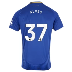 Leicester City Alves #37 Fodboldtrøjer 2024-25 Hjemmebanetrøje Mænd