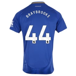 Leicester City Braybrooke #44 Fodboldtrøjer 2024-25 Hjemmebanetrøje Mænd