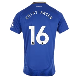 Leicester City Kristiansen #16 Fodboldtrøjer 2024-25 Hjemmebanetrøje Mænd