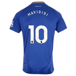 Leicester City Mavididi #10 Fodboldtrøjer 2024-25 Hjemmebanetrøje Mænd