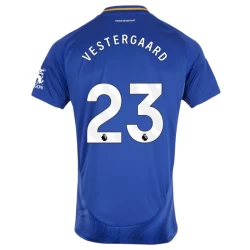 Leicester City Vestergaard #23 Fodboldtrøjer 2024-25 Hjemmebanetrøje Mænd