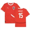 Lienhart #15 Østrig Fodboldtrøjer EM 2024 Hjemmebanetrøje Mænd