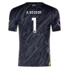 Liverpool FC Alisson Becker #1 Fodboldtrøjer 2024-25 Målmand Hjemmebanetrøje Mænd