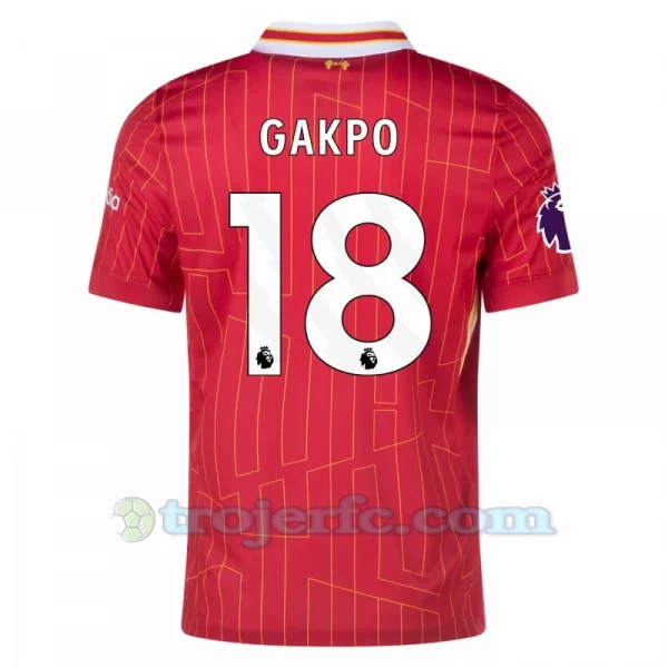 Liverpool FC Cody Gakpo #18 Fodboldtrøjer 2024-25 Hjemmebanetrøje Mænd