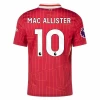 Liverpool FC Mac Allister #10 Fodboldtrøjer 2024-25 Hjemmebanetrøje Mænd