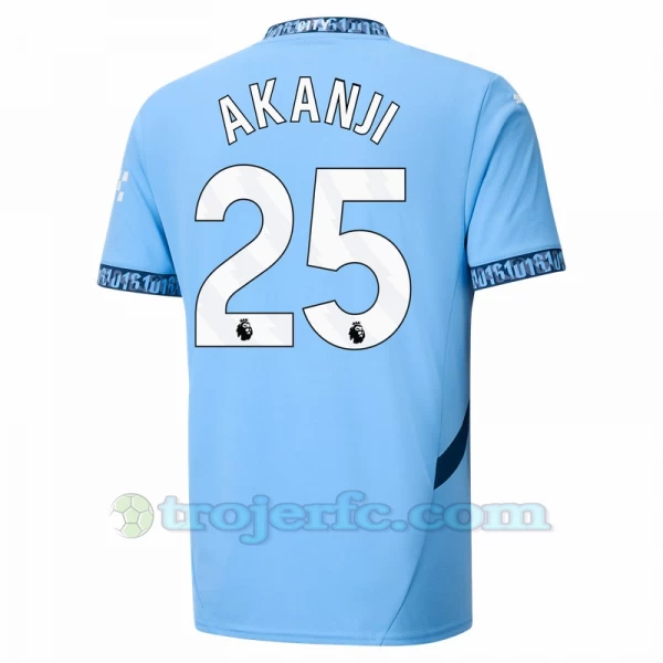Manchester City Akanji #25 Fodboldtrøjer 2024-25 Hjemmebanetrøje Mænd