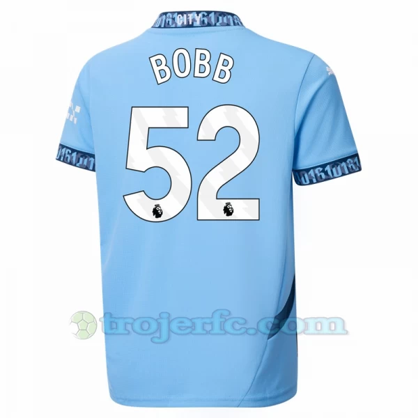 Manchester City Bobb #52 Fodboldtrøjer 2024-25 Hjemmebanetrøje Mænd