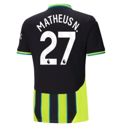 Manchester City Fodboldtrøjer 2024-25 Matheus N. #27 Udebanetrøje Mænd