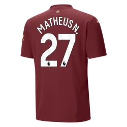 Manchester City Fodboldtrøjer Matheus N. #27 2024-25 Tredjetrøje Mænd