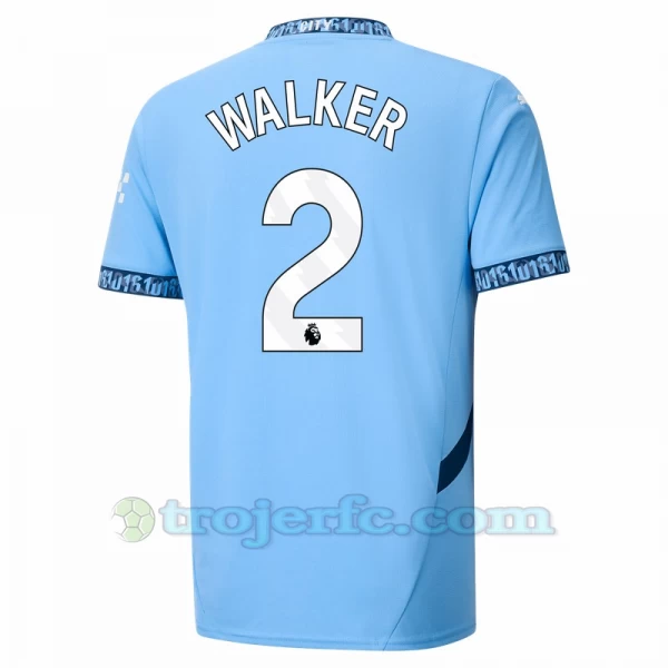 Manchester City Kyle Walker #2 Fodboldtrøjer 2024-25 Hjemmebanetrøje Mænd