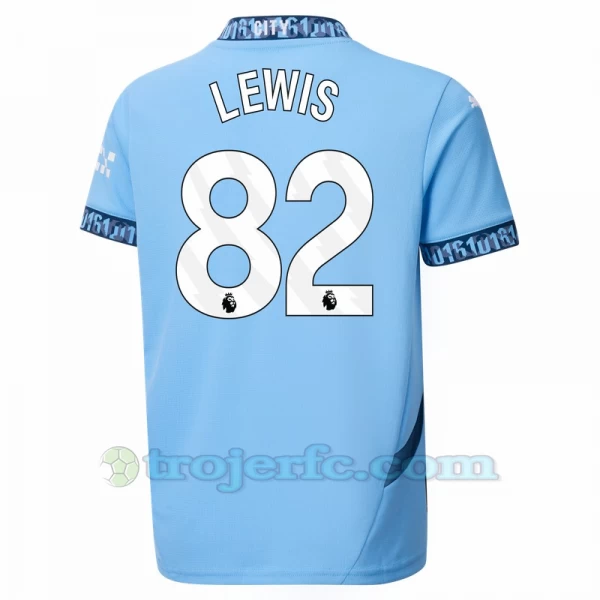 Manchester City Lewis #82 Fodboldtrøjer 2024-25 Hjemmebanetrøje Mænd
