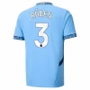 Manchester City Rúben Dias #3 Fodboldtrøjer 2024-25 Hjemmebanetrøje Mænd