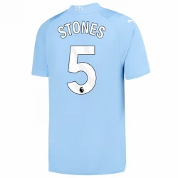 Manchester City Stones #5 Fodboldtrøjer 2023-24 Hjemmebanetrøje Mænd