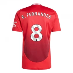 Manchester United Bruno Fernandes #8 Fodboldtrøjer 2024-25 Hjemmebanetrøje Mænd