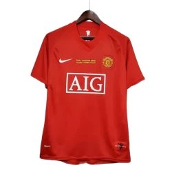 Manchester United Champions League Finale Retro Trøje 2008-09 Hjemmebane Mænd