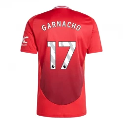 Manchester United Garnacho #17 Fodboldtrøjer 2024-25 Hjemmebanetrøje Mænd