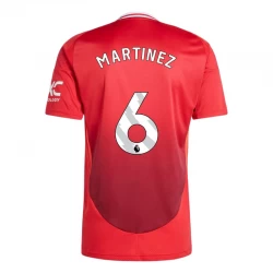 Manchester United Martínez #6 Fodboldtrøjer 2024-25 Hjemmebanetrøje Mænd