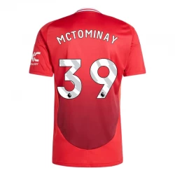 Manchester United Mctominay #39 Fodboldtrøjer 2024-25 Hjemmebanetrøje Mænd