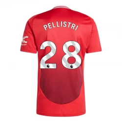 Manchester United Pellistri #28 Fodboldtrøjer 2024-25 Hjemmebanetrøje Mænd
