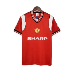 Manchester United Retro Trøje 1985-86 Hjemmebane Mænd