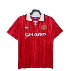 Manchester United Retro Trøje 1992-94 Hjemmebane Mænd