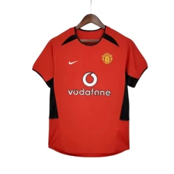 Manchester United Retro Trøje 2002-03 Hjemmebane Mænd