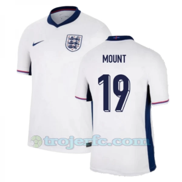 Mason Mount #19 England Fodboldtrøjer EM 2024 Hjemmebanetrøje Mænd
