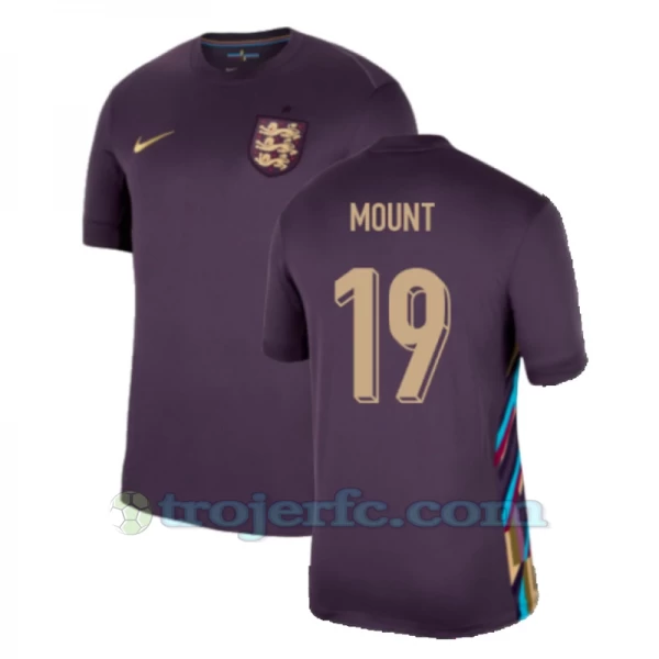 Mason Mount #19 England Fodboldtrøjer EM 2024 Udebanetrøje Mænd