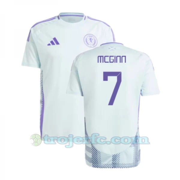 McGinn #7 Skotland Fodboldtrøjer EM 2024 Udebanetrøje Mænd