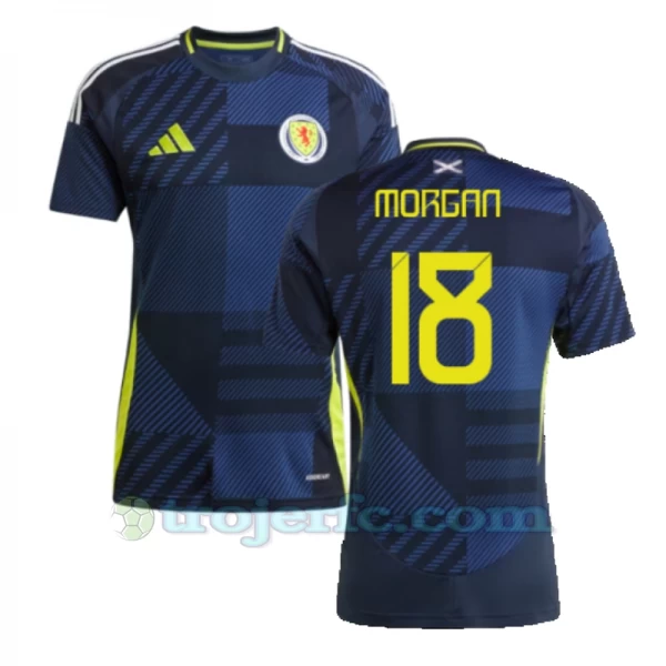 Morgan #18 Skotland Fodboldtrøjer EM 2024 Hjemmebanetrøje Mænd