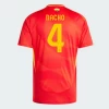 Nacho #4 Spanien Fodboldtrøjer EM 2024 Hjemmebanetrøje Mænd