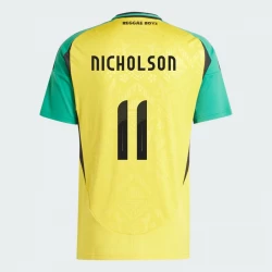 Nicholson #11 Jamaica Fodboldtrøjer Copa America 2024 Hjemmebanetrøje Mænd